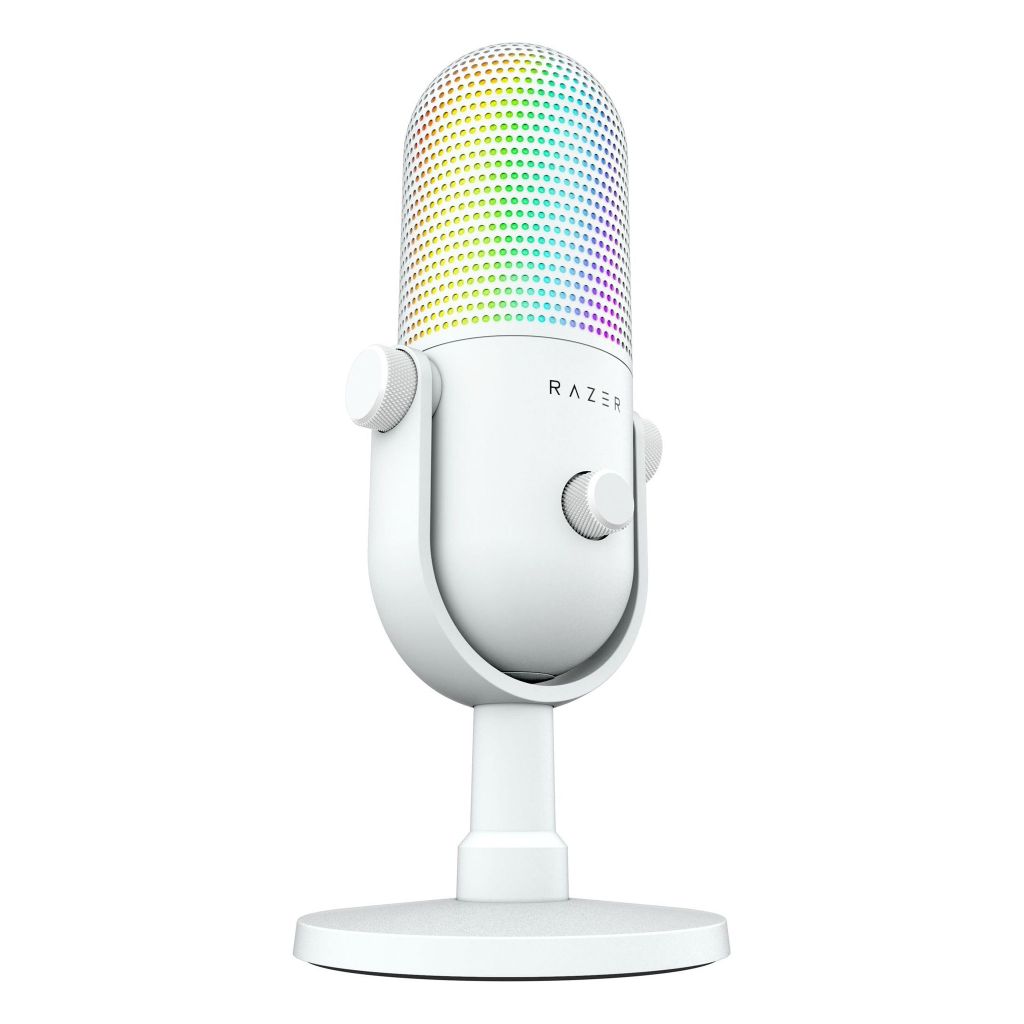 Micro Razer Seiren V3 Chroma Black - White - Quartz Edition