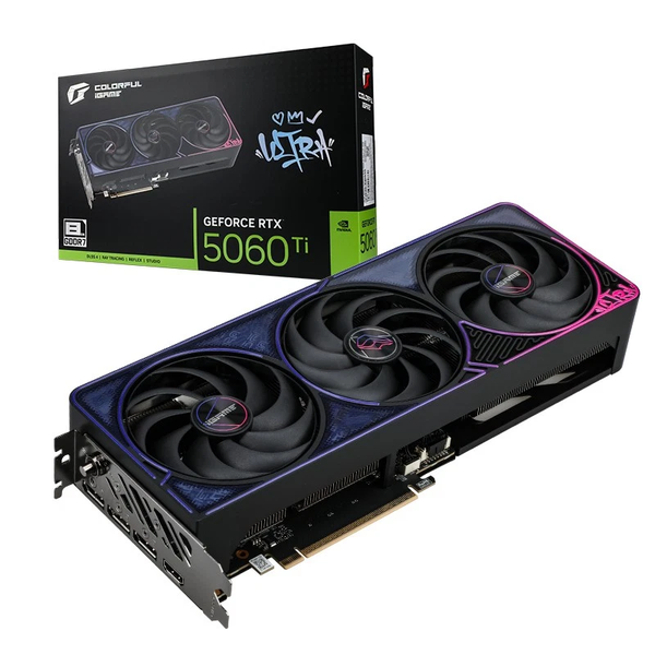  Card màn hình Colorful iGame GeForce RTX 5070 Ti Ultra OC SFF 16GB-V | 16GB GDDR7, 3x DisplayPort 2.1b, HDMI 2.1b 
