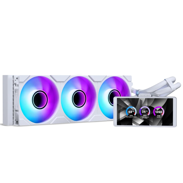  Tản Nhiệt Nước AIO Phanteks Glacier One 360M25 LCD Black - White 