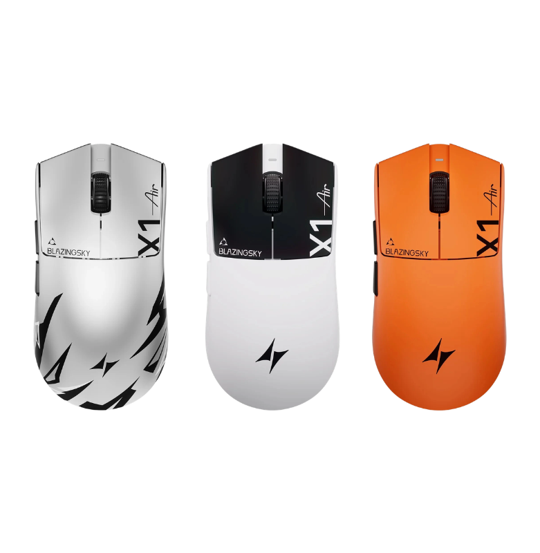 Chuột ATK Blazing Sky X1 AIR+ Blaze Silver - Shadow White - Sunset Orange
