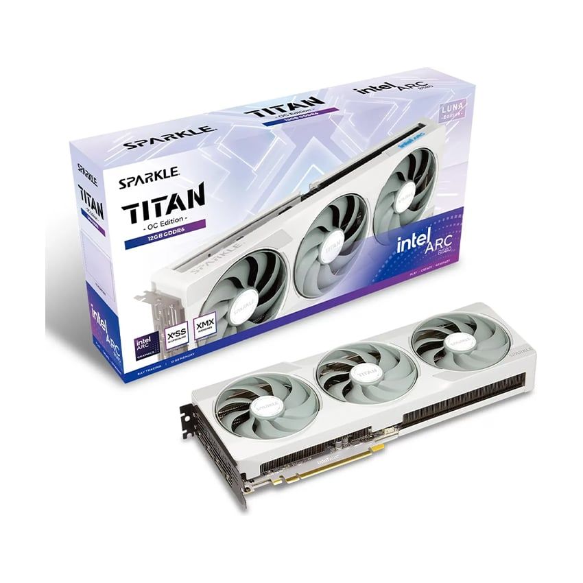 Card màn hình SPARKLE Intel Arc B580 TITAN LUNA OC