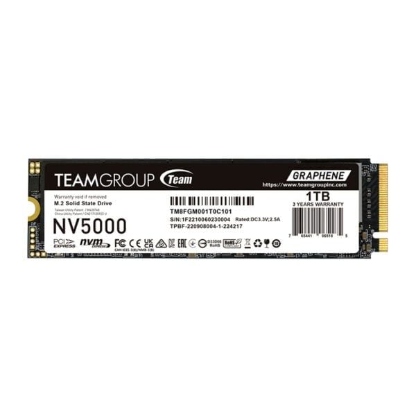  Ổ cứng SSD TeamGroup NV5000 1TB M.2 PCIe NVMe Gen4x4 TM8FGM001T0C101 