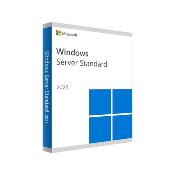  Microsoft Windows Server Standard 2025 64Bit English 1pk DSP OEI DVD 16 core EP2-25187 - Hàng chính hãng 
