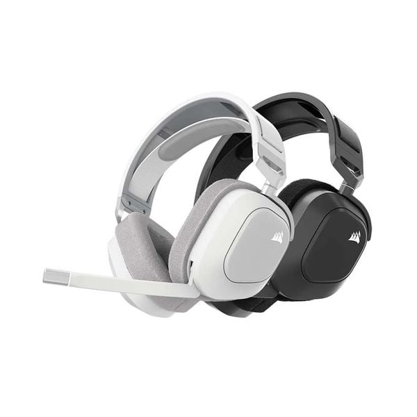  Tai nghe không dây Corsair HS80 MAX Steel Gray - White (Xám/ Trắng) 