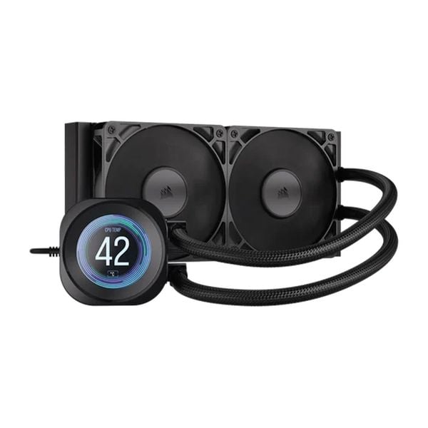  Tản nhiệt nước AIO Corsair NAUTILUS 240 RS LCD Black - White 