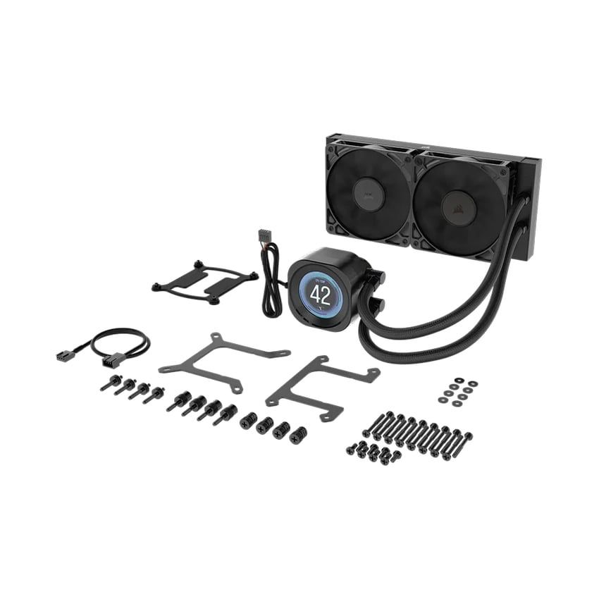 Tản nhiệt nước AIO Corsair NAUTILUS 240 RS LCD Black - White