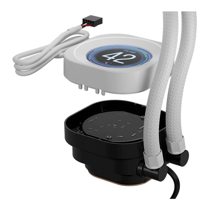 Tản nhiệt nước AIO Corsair NAUTILUS 360 RS LCD Black - White