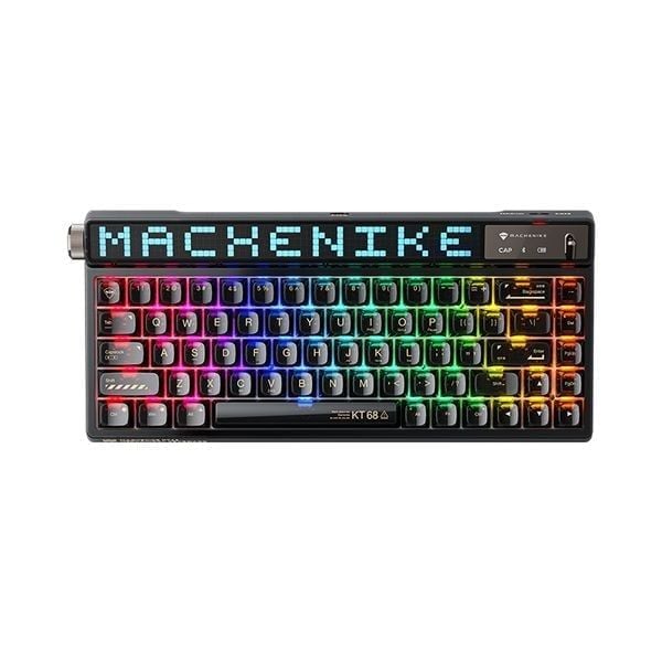  Bàn phím Machenike KT68 Pro Black North Pole Brown Switch Đen - Trắng 