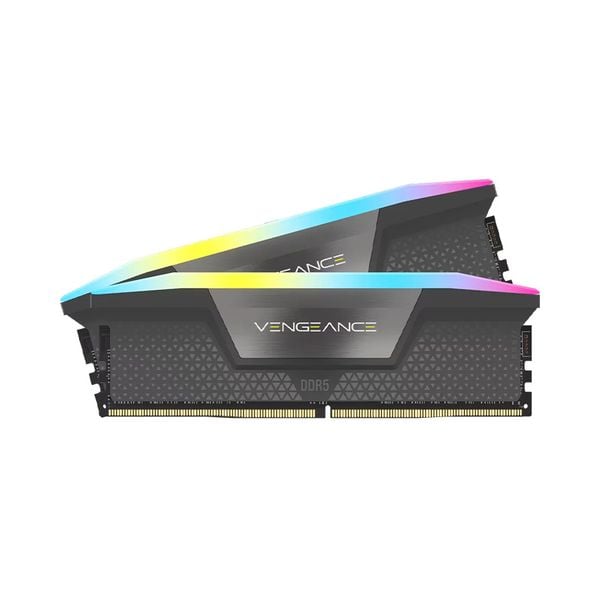  Ram Corsair VENGEANCE RGB 128GB (2x64GB) 6400MHz DDR5 (CMH128GX5M2B6400C42) 