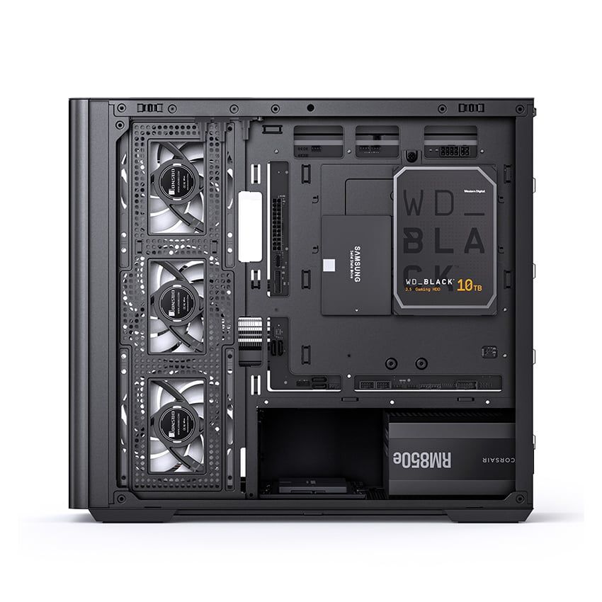 Vỏ Case Jonsbo D300 (Black/ White)