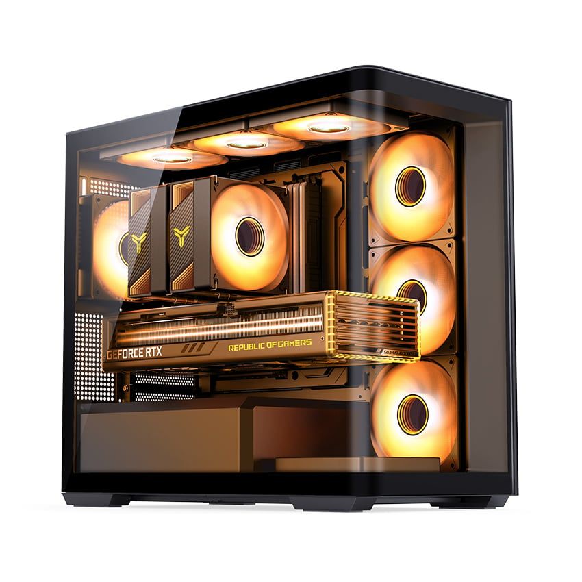 Vỏ Case Jonsbo D300 (Black/ White)