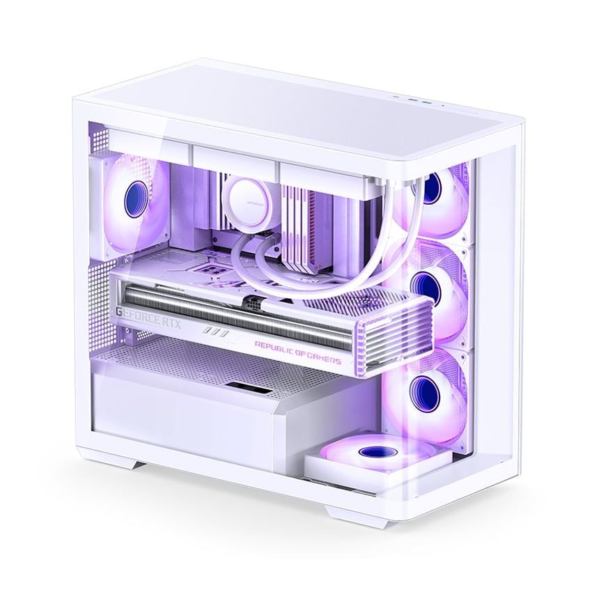 Vỏ Case Jonsbo D300 (Black/ White)