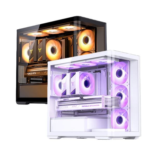  Vỏ Case Jonsbo D300 (Black/ White) 