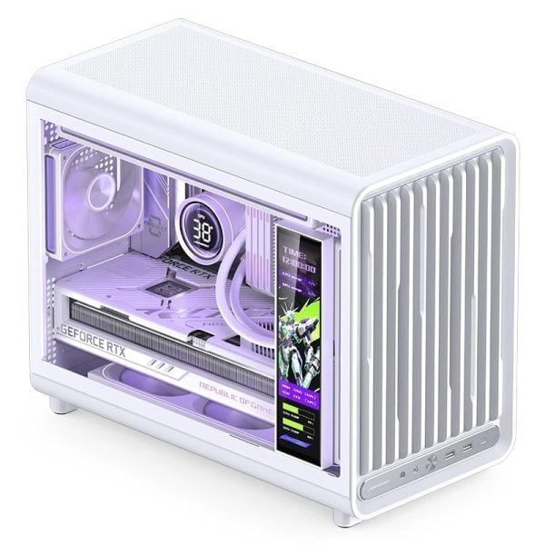 VỎ CASE PC JONSBO D33 BLACK - WHITE