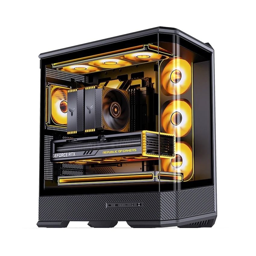 Vỏ case Jonsbo D400 (Black/White)