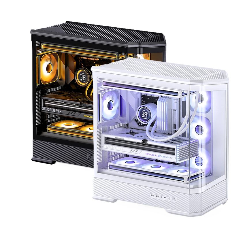 Vỏ case Jonsbo D400 (Black/White)