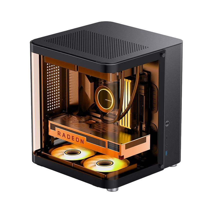 VỎ CASE JONSBO TK-1 | BLACK -WHITE ( MID TOWER/ Đen - Trắng)