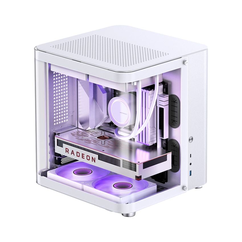 VỎ CASE JONSBO TK-1 | BLACK -WHITE ( MID TOWER/ Đen - Trắng)