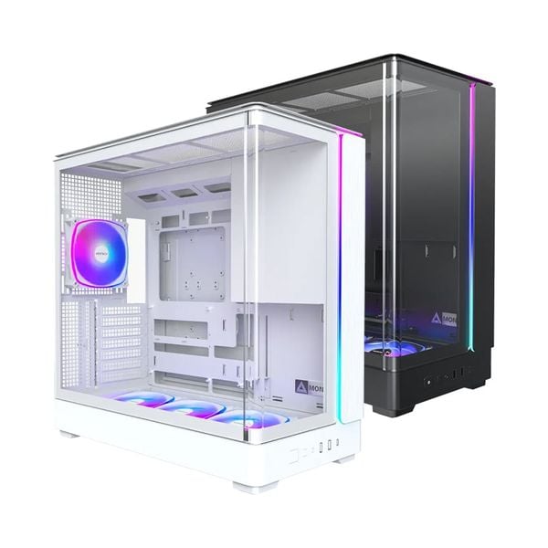  Vỏ Case Montech King 45 Pro Black - White 