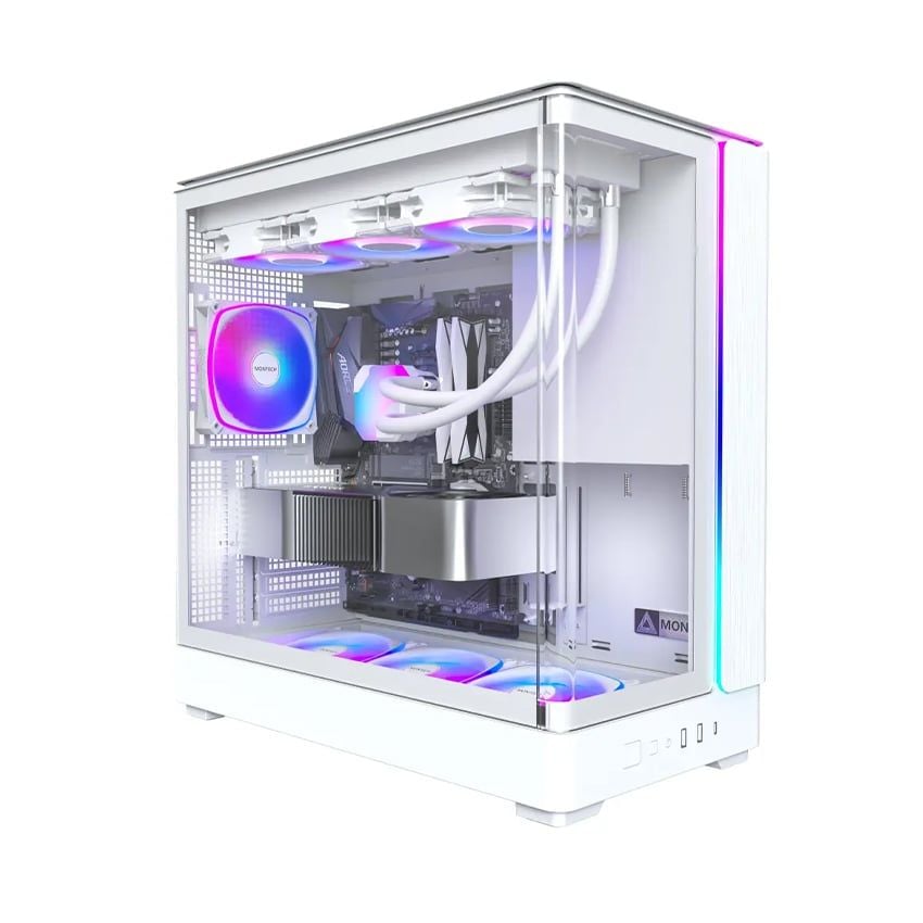 Vỏ Case Montech King 45 Pro Black - White