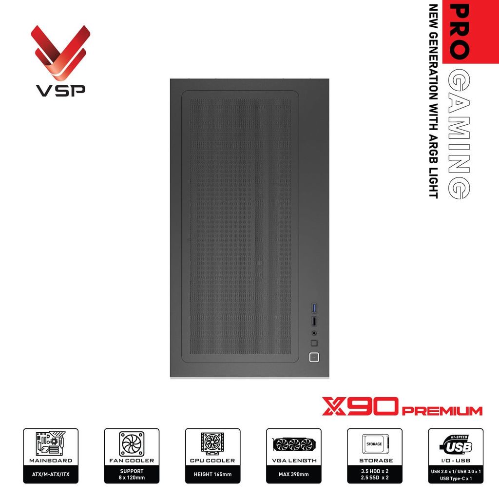 Case Gaming VSP X90 Premium