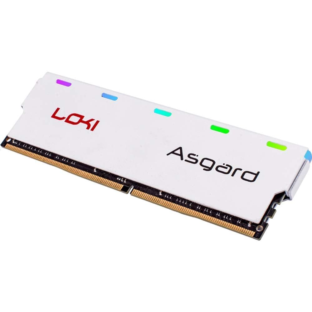 Ram PC Asgard Loki 8GB buss 2666MHz RGB White