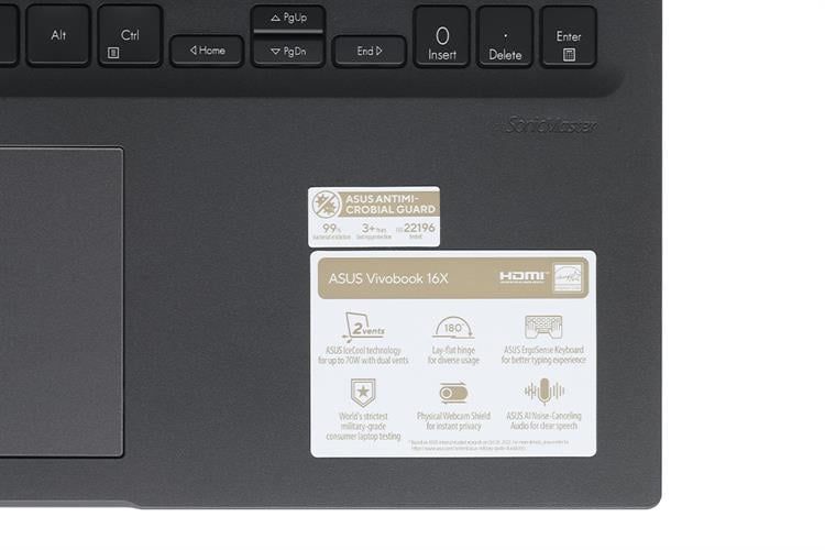 Laptop Gaming Asus Vivobook 16X K3605ZF | i5 12500H | RTX 2050 4GB | RAM 16GB | SSD 512GB | 16 inch FHD+