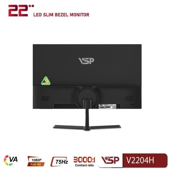 Màn hình phẳng VSP V2204H | 100Hz | 22 inch | VA | FHD | 75Hz | 4ms