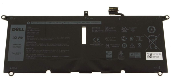 Pin DELL XPS 13 9370 DXGH8 52WH