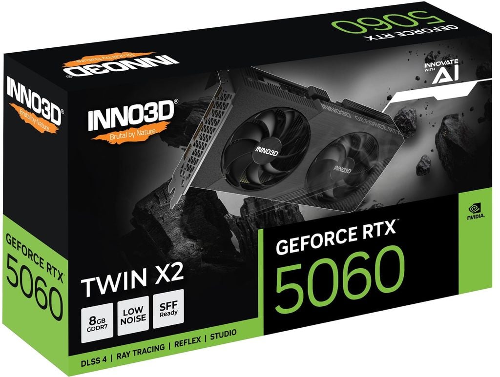 VGA INNO3D GeForce RTX 5060 Ti Twin X2 8GB GDDR7