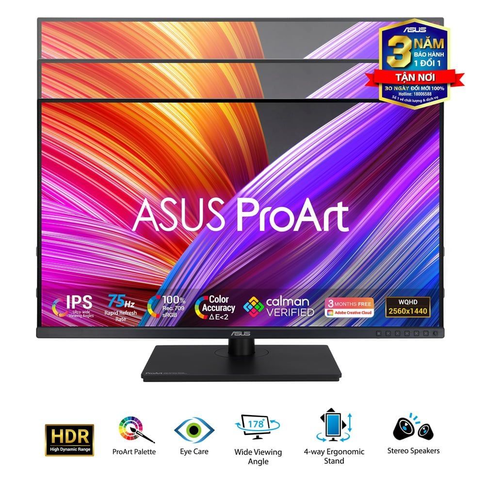 Màn hình đồ họa ASUS ProArt PA328QV | 32 inch | 2K | IPS | 75Hz | 5ms | LOA