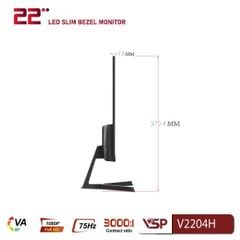 Màn hình phẳng VSP V2204H | 100Hz | 22 inch | VA | FHD | 75Hz | 4ms
