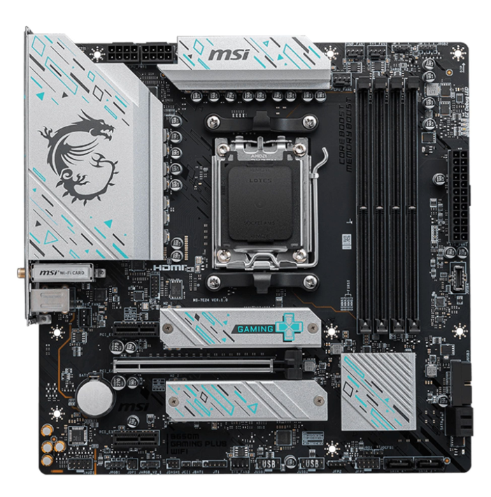 Mainboard MSI B650M Gaming Plus Wifi DDR5 | AM5 | mATX | 4 khe RAM