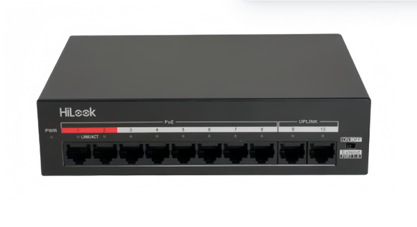 Switch PoE 8 ports 10/100M Hilook DS-3E0110MP-60