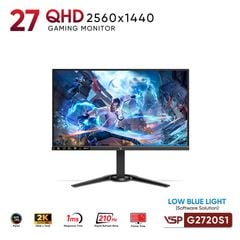 Màn hình Gaming VSP G2720QS1 | 27 inch  | IPS  | 2K QHD | 210Hz | 1ms