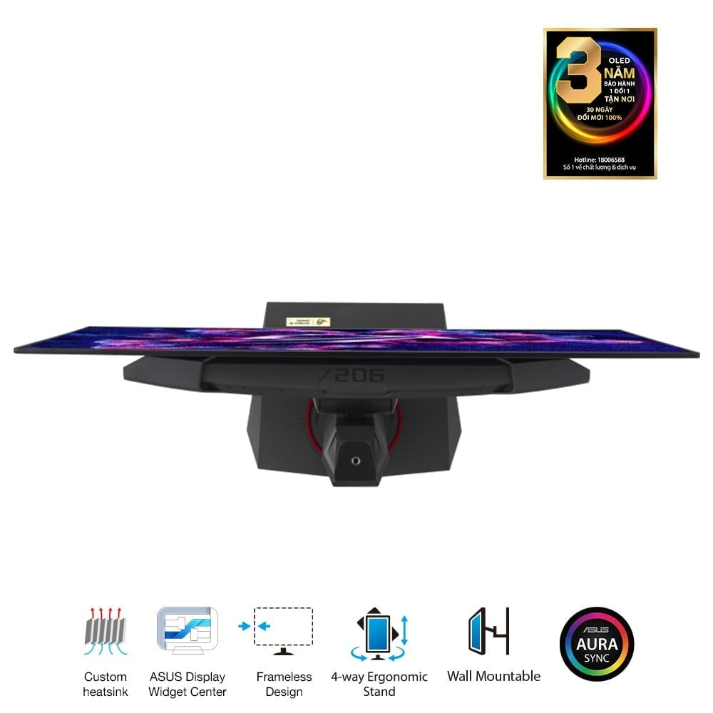 Màn hình ASUS ROG STRIX OLED XG27AQDMG | 27 inch | QHD | OLED | 240Hz - G-SYNC - DisplayHDR 400