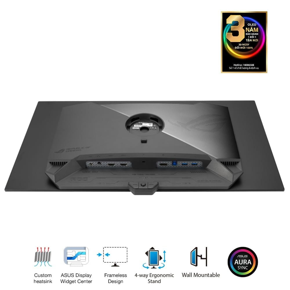 Màn hình ASUS ROG STRIX OLED XG27AQDMG | 27 inch | QHD | OLED | 240Hz - G-SYNC - DisplayHDR 400