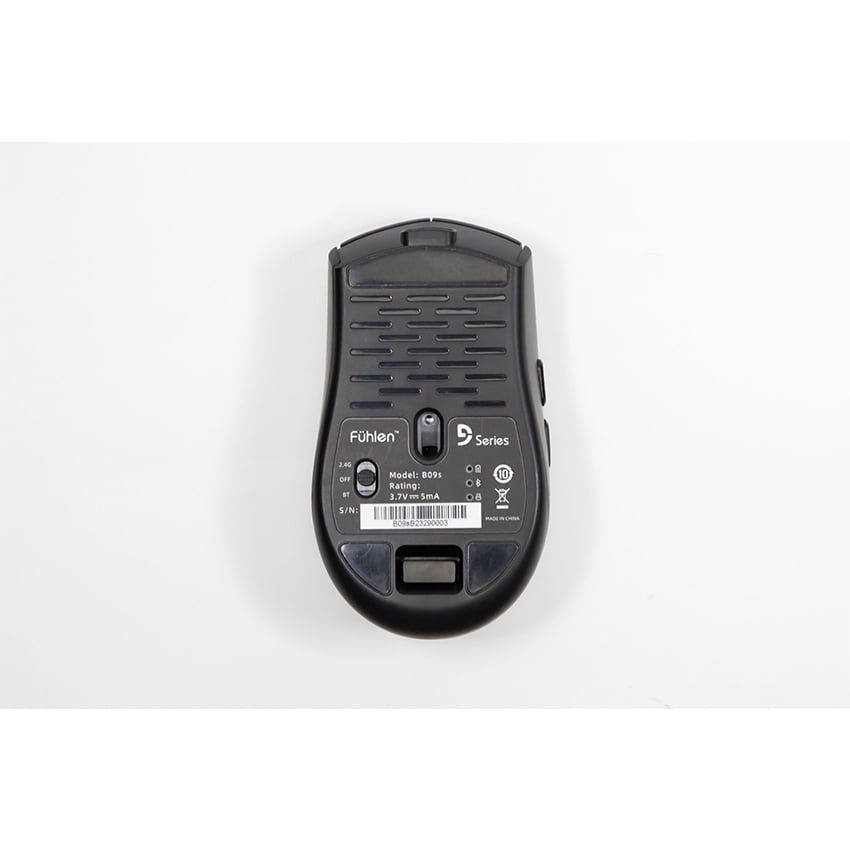 Chuột không dây Fuhlen B09S Silent (Bluetooth/Wireless/ Pin sạc/ Đen)