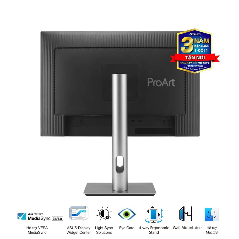 Màn hình đồ họa ASUS ProArt PA248QFV | 24.1 inch | IPS  | WUXGA | 100Hz | 5ms | Speaker