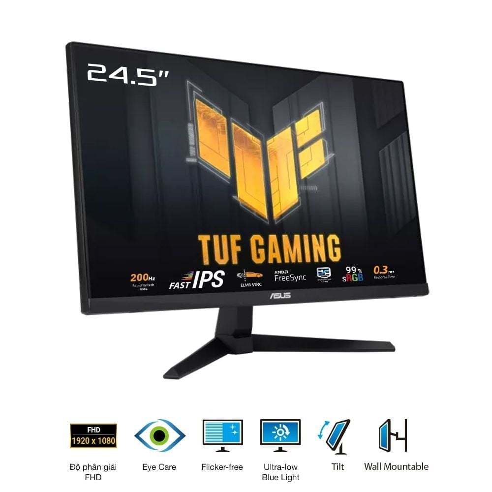 Màn hình Gaming ASUS TUF VG259Q5A 25 inch | FHD | IPS | 200Hz | 0.3MS