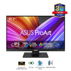 Màn hình đồ họa ASUS ProArt PA278QEV | 27 inch | IPS | 2K | 75Hz | 5ms