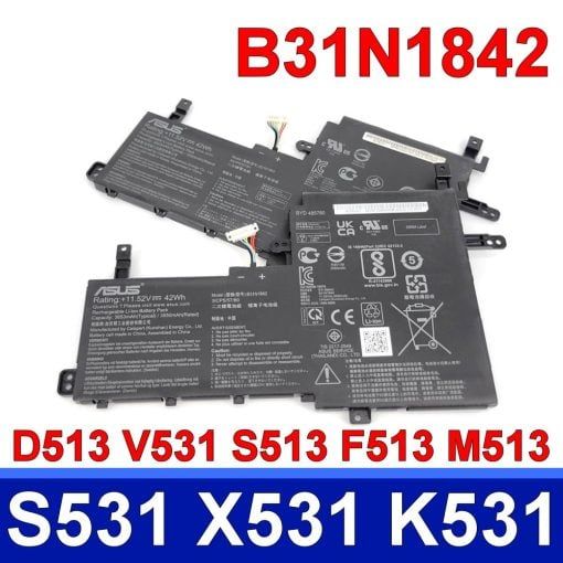 Pin laptop Asus B31N1842 42Wh