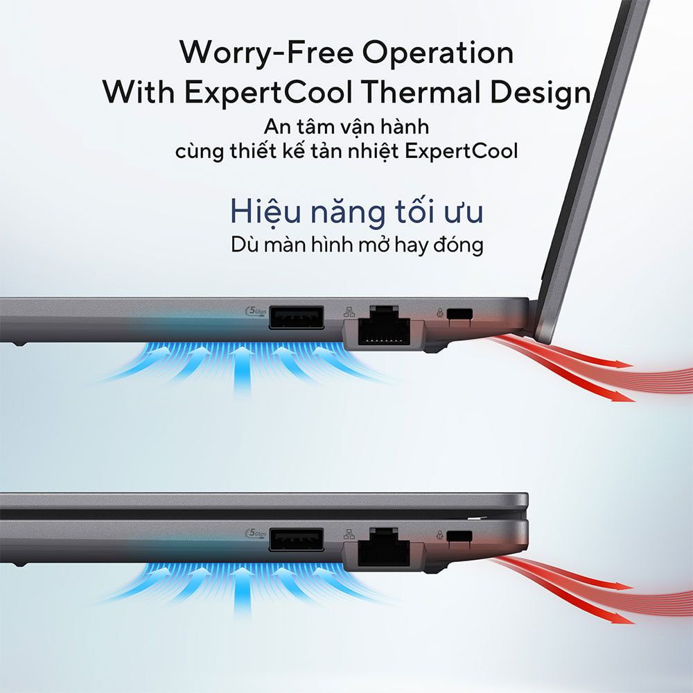 Laptop ASUS ExpertBook P1403CVA-i516-50W | Intel Core i5-13420H | Intel UHD | 14 inch | FHD | 16GB | 512GB