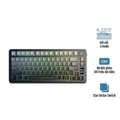 BÀN PHÍM CƠ GAMING 3 MODE AULA S75 Pro