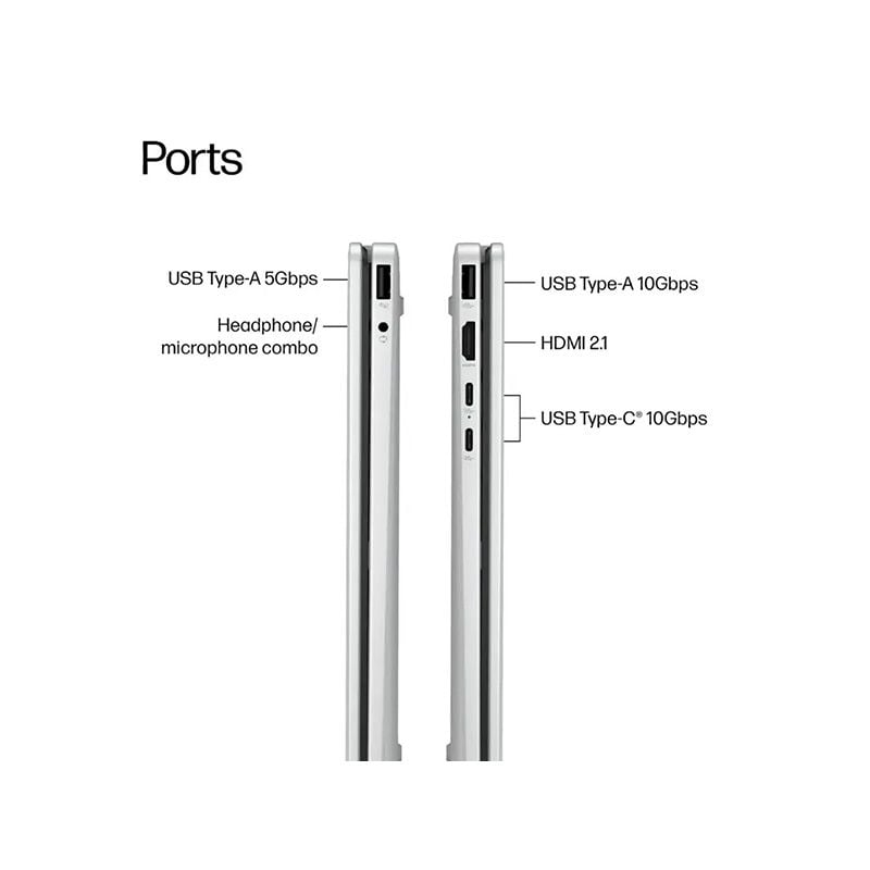 Laptop HP Omnibook 2 in 1 FP0023dx | Core 7 150u | Ram 16GB | SSD 512GB  | 14 inch FHD+ Touch | Glacier Silver