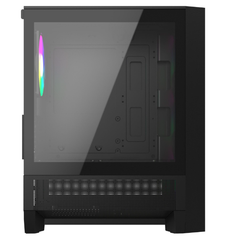 Case Gaming LinkTech Bahamut M 4F M-ATX | Kèm Sẵn 4 Fan Fixed RGB