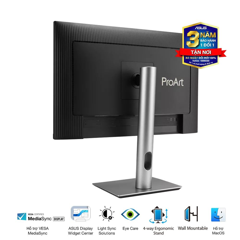 Màn hình đồ họa ASUS ProArt PA248QFV | 24.1 inch | IPS  | WUXGA | 100Hz | 5ms | Speaker