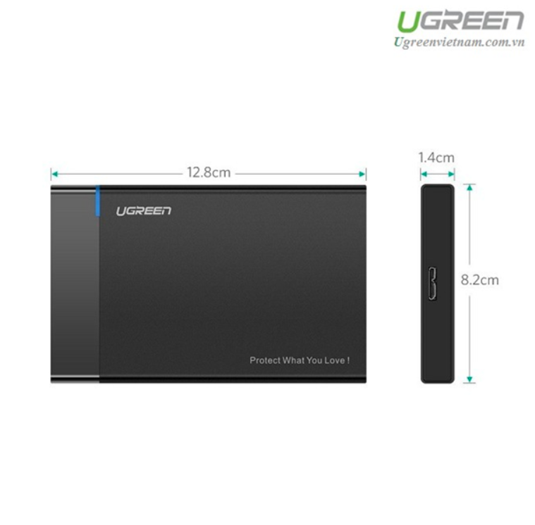 Box HDD Ugreen 2.5 inch USB 3.0 (US221) 30847
