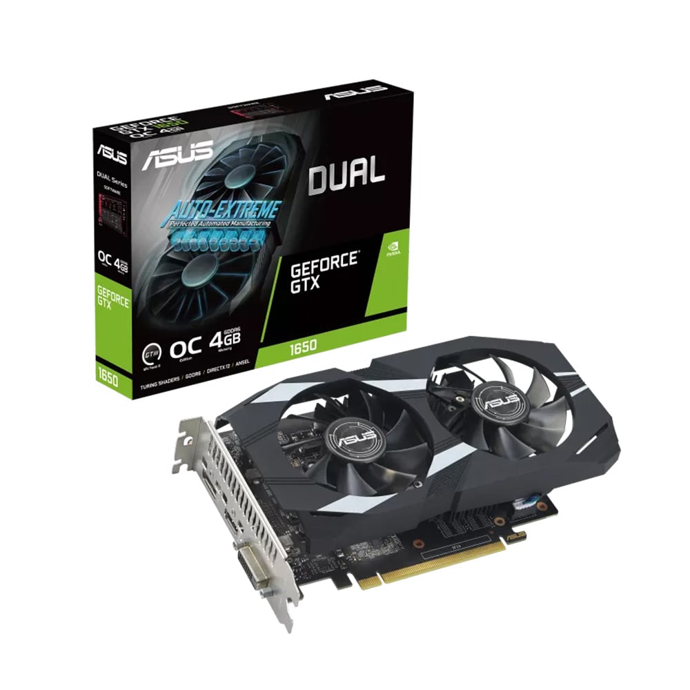 VGA Asus Dual GTX 1650 OC 4GB DDR6
