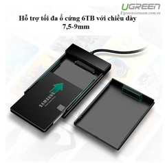 Box HDD Ugreen 2.5 inch USB 3.0 (US221) 30847